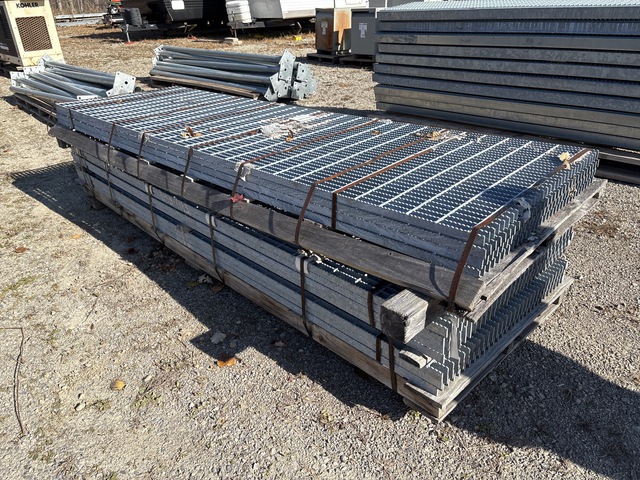Quantity of (12) 1-1/4"x3'x10' Bar Grating