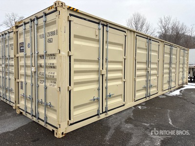 2025 40 ft High Cube Multi-Door Storage Container