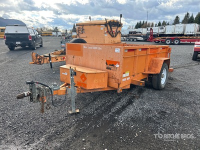 2018 Miska 8 ft 5 in S/A Dump Utility Trailer