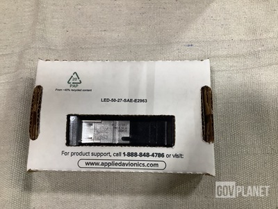 (7) Applied Avionics LED-50-27-SAE-E2963 Indicator Lights