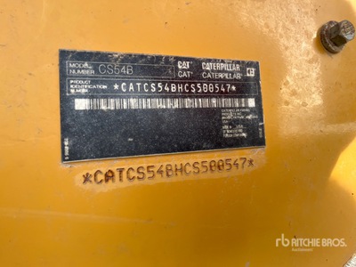 2018 Cat CS54B Smooth Drum Compactor