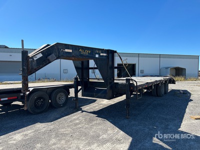 2008 Down to Earth 20 ft T/A Gooseneck Apparatuur aanhangwagen