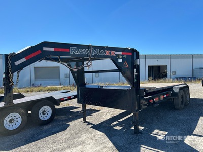 2024 RawMaxx RDX16GN14K T/A Roll-Off Trailer