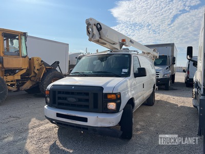 Altec AT200AV 30 ft on 2014 Ford E-350 4x2 Van Mounted Aerial Lift