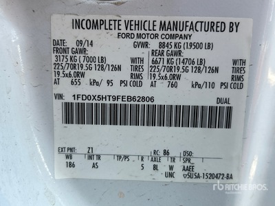 2015 Ford F-550 Service Truck