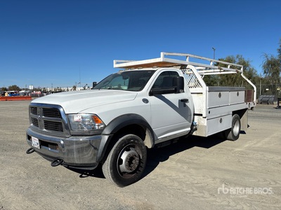 2012 Dodge Ram 4500 4x2 Flatbed Truck
