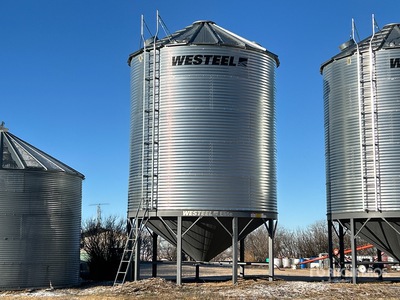 2017 Westeel 1805 +/- 4300 bu 5 Ring Hopper Grain Bin