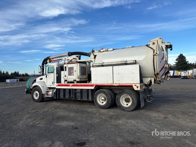 2007 Peterbilt 340 6x4 شاحنة تنظيف المجاري