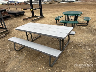 Quantity of (2) Picnic Tables ورش و مخازن متنوعة