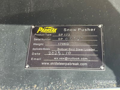 2025 PABREAK SP173 84 in Chasse-neige pour chargeuse à différentiel (Unused)