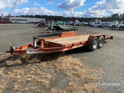 2010 Lucon 7T182BWT 18 ft T/A Tilt Deck Trailer