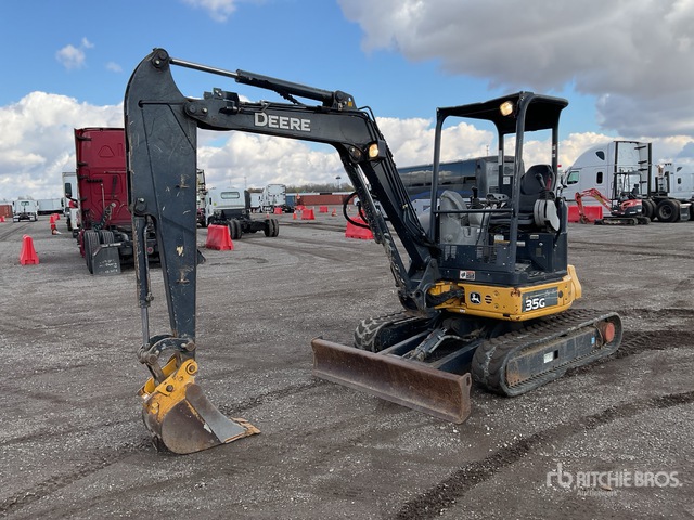 2016 John Deere 35G Mini Excavator | Ritchie Bros. Auctioneers
