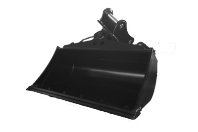 2025 Warrior WBHTC7-1200 48 in Hydraulic Tilting Excavator Bucket - Fits Cat 307 / 7 ton (Unused)