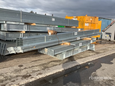60' x 20' x 12' Fully Galvanised Steel Portal Frame Building (Unused)