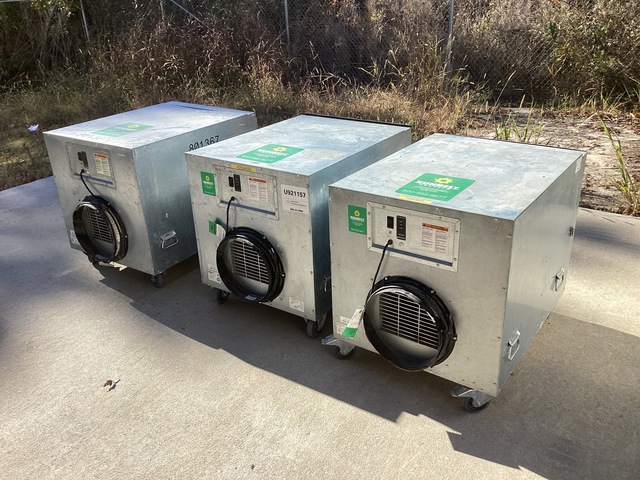Quantity of (3) Abatement H2KM Electric Air Scrubbers Quantity of (3) Abatement H2KM Electric Air Scrubbers