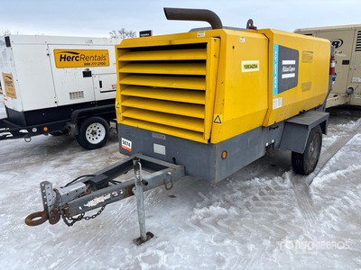 2019 Atlas Copco XAS900 JD8 T4F 750 cfm Mobile 16 gal Compressore