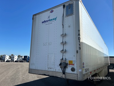 2015 Utility 4000D-X 53 ft x 102 in T/A Van Trailer