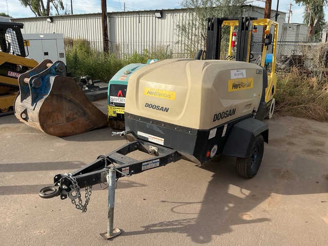 2020 Doosan C185WDO-T4F 185 cfm Mobile Air Compressor
