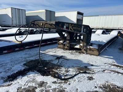 2016 Kaufman DT35 T/A Removable Gooseneck Lowboy Trailer