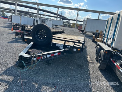 PJ Deckover1C312 24 ft T/A Remorque à plateau