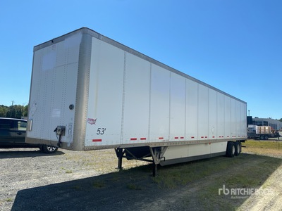 2015 Wabash DVCVHPC 53 ft x 102 in T/A van trailer 53 ft T/A Van Trailer