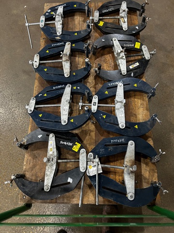 Quantity of (8)  Sumner  Pipe Fit-Up Ultra Clamp 5 in -12 in