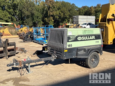 2017 Sullair 185D DPQ KU4F 185 cfm Mobile Compresor de aire
