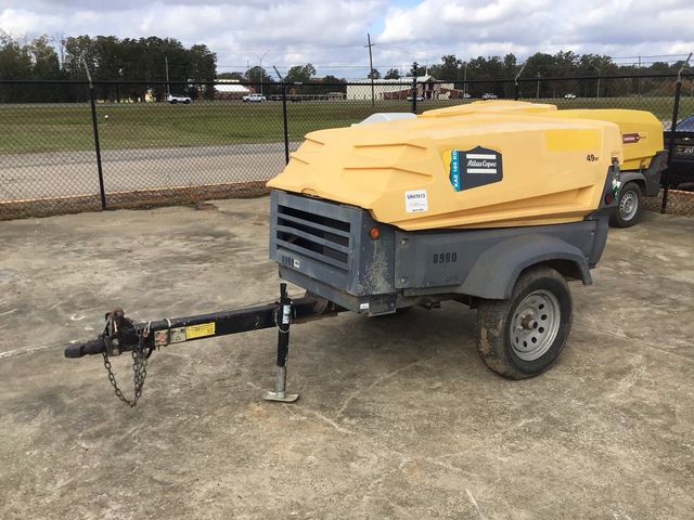 2019 Atlas Copco XAS185 KD FT4 185 cfm Mobile Air Compressor