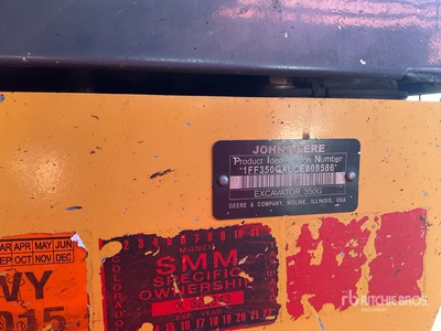 2012 John Deere 350G LC Tracked Excavator