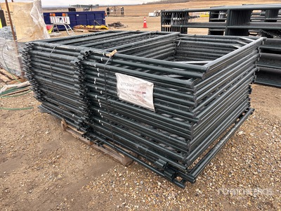 Quantity of (24) 2025 BYT FRMGTE04 4 ft x 7 ft Frame Vee Poort (Unused)