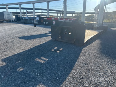 2014 Landoll Tri/A Single Drop Removable Gooseneck Lowboy Trailer
