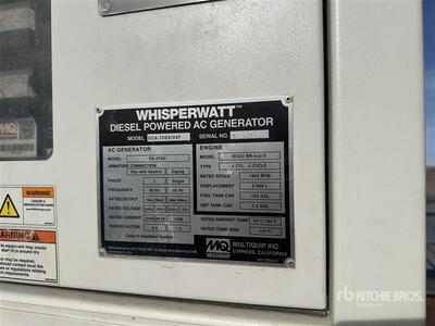 2021 Multiquip DCA70SSIU4F Air Compressor