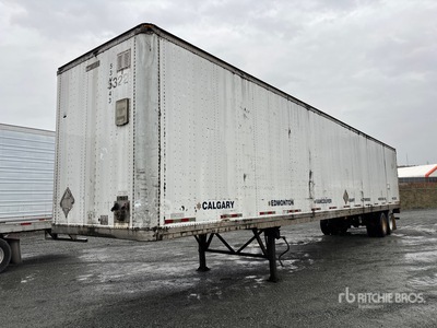 1999 Manac 53 ft x 102 in T/A Remorque fourgon