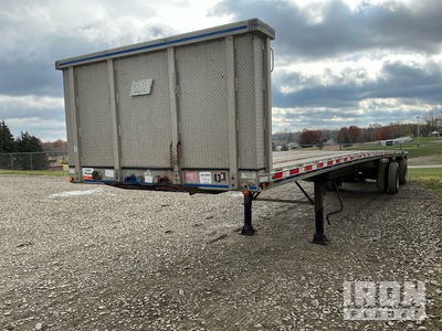 2006 East 42400 lb 48 ft T/A Spread Axle Flatbed Trailer