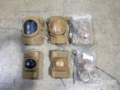 (218) Coyote Brown Knee & Elbow Pad Sets