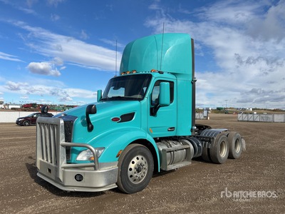 2018 Peterbilt 579 6x4 T/A Day Cab Truck Tractor
