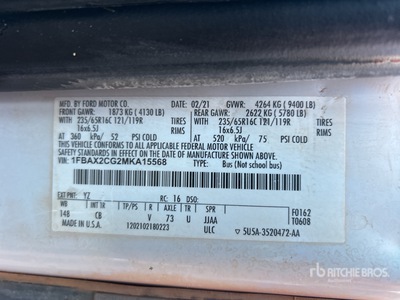 2021 Ford Transit 350 Fourgonnette de passagers