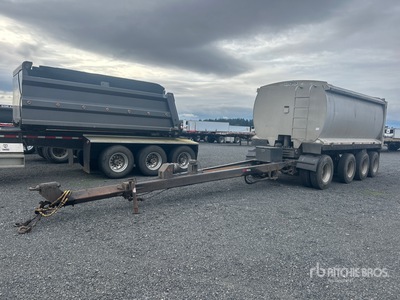 2002 Pioneer Quad/A Turntable Pup Dump Trailer
