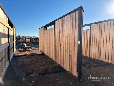 Quantity of (4) 24 ft x 8 ft 6 in Valla de viento (Unused)