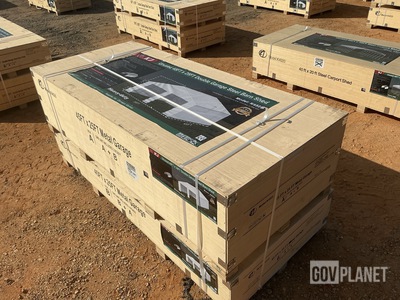 KJ K4525 Double Garage Steel Barn Shed - Unused