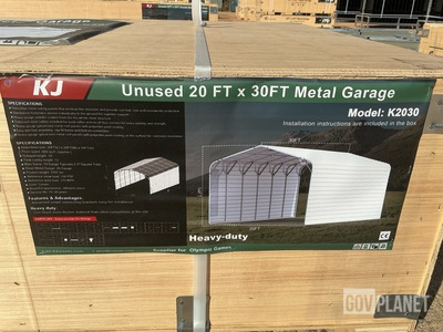 KJ K2030 Metal Garage - Unused