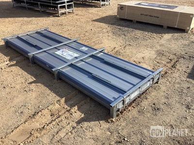 (100) Piece Lot of 10' Long Corrugated Steel Panels