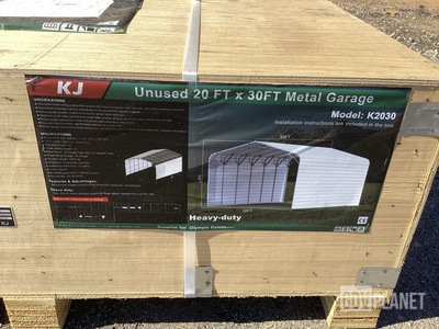 KJ K2030 Metal Garage - Unused