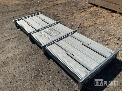 (100) Piece Lot of 10' Long Corrugated Steel Panels