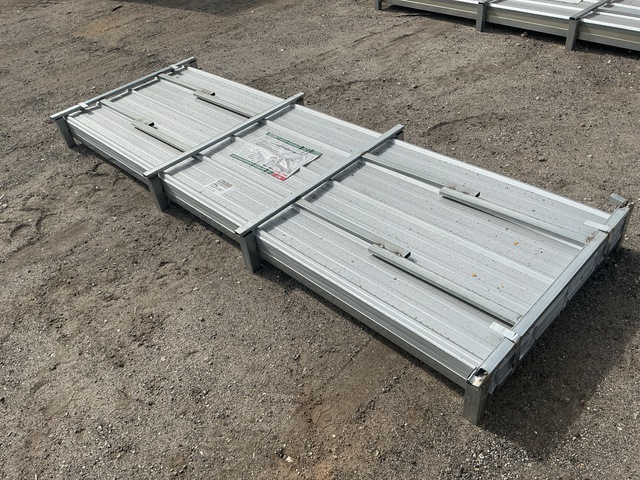 (100) Piece Lot of 10' Long Corrugated Steel Panels