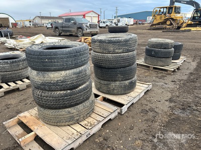 Quantity of (13) 17 in & 18 in. Miscellaneous Truck Neumáticos