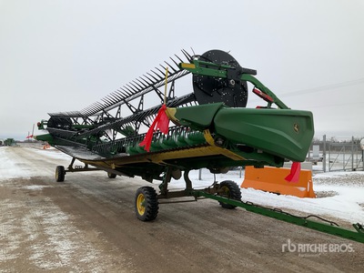 2022 John Deere HD40R 40 ft Hinged Draper Combine Header