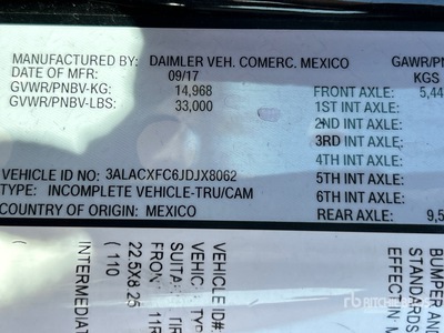 2018 Freightliner M2 106 4x2 Autocarro furgonato