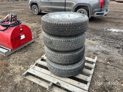 Quantity of (4) General Grabber 245/75R17 Truck Tires