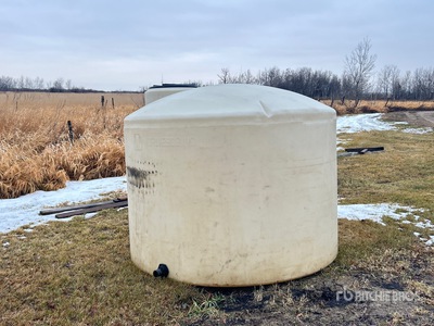 1600 gal Poly Wassertank